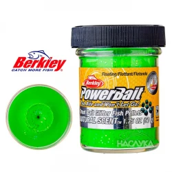 Μαλάγρα πάστα για ψάρεμα πέστροφα Berkley Natural Scent Glitter - Fish Pellets - Spring Green