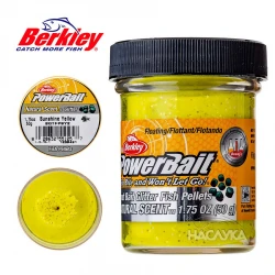 Μαλάγρα πάστα για ψάρεμα πέστροφας Berkley Natural Scent Glitter -Fish Pellets - Sunshine Yellow