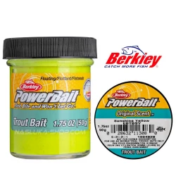Μαλάγρα πάστα για ψάρεμα πέστροφα Berkley Original Scent - Sunshine Yellow