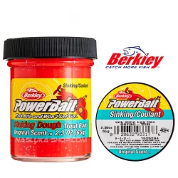 Μαλάγρα πάστα για ψάρεμα πέστροφα Berkley Original Scent - Sinking Salmon Egg - Red