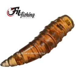Λευκά σκουλήκια σιλικόνης Filex Maggots - χρώμα FF04 Bronze Glitter