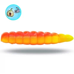 Προνύμφες σιλικόνης Magic Trout B-Maggot - Yellow Orange