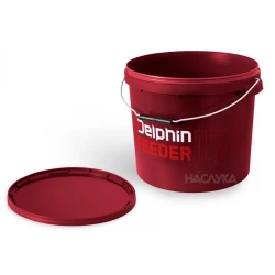 Στρογγυλός κουβάς με καπάκι Delphin Feeder - 17 λίτρα