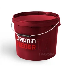 Στρογγυλός κουβάς με καπάκι Delphin Feeder - 17 λίτρα