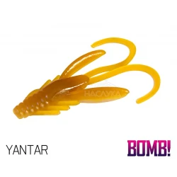 Τεχνητά σιλικόνης με γεύση γαρίδας - BOMB Nympha Yantar - 10 τμχ