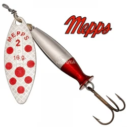Τεχνητό Mepps Aglia Long Heavy - Silver Red Dots