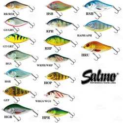 Wobbler Salmo Slider - Χρώμα GFP