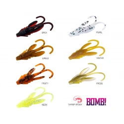 Τεχνητά σιλικόνης με γεύση γαρίδας - BOMB Nympha Fruity - 10 τμχ