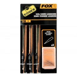 Αρματωσιές για ψάρεμα κυπρίνου Fox Leadcore Kwik Change Leaders - 50lb
