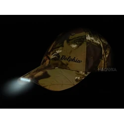 Καμουφλάζ καπέλο με γείσο και LED Delphin
